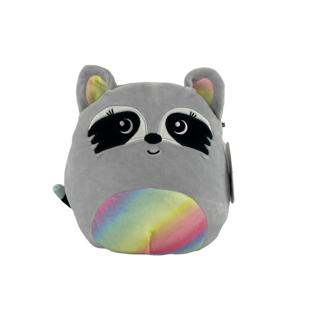 Squishmallow Max Raccoon 2021 Summer Squad 8 Inch Squishy Soft Plush Toy NWT